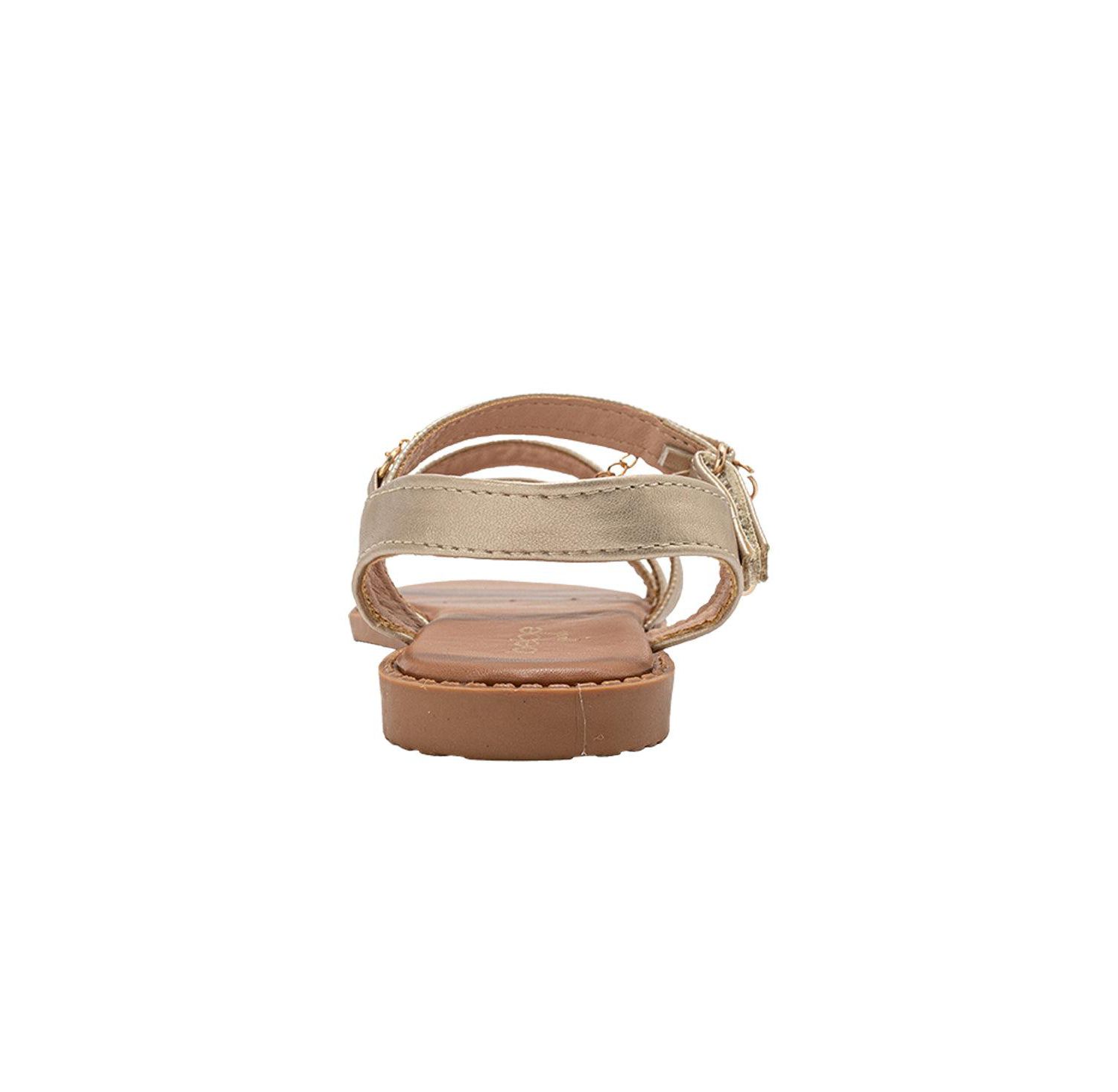 Girls Girl's Fashion Sandals - Dressy Shoes with Decorative Chain and Charms