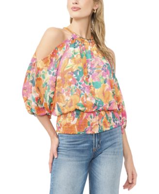 Women's Halter Neck Long-Sleeve Top