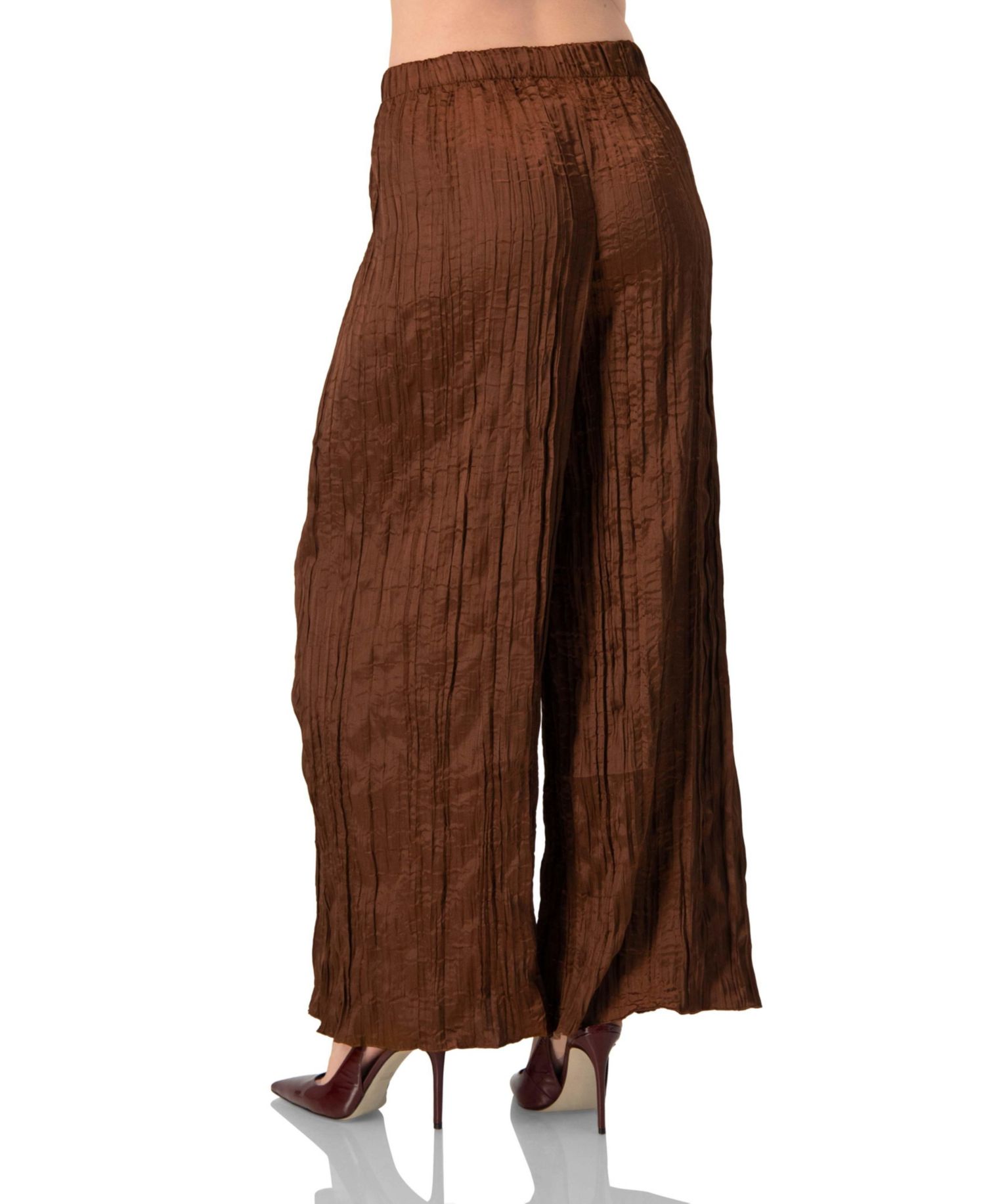 Women's Wide-Leg Pleated Trousers