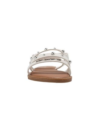 Girls fashion Sandals with Dome Stud Logo hw