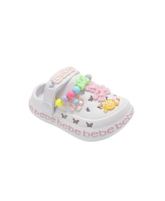 Toddler Lightweight EVA Clogs - Slip - On Comfy Shoes with Bracelet and Charms