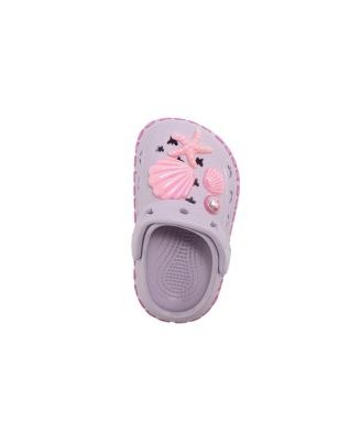 Big Girls Lightweight EVA Clogs - Slip - On Comfy Shoes with Sea Life Charms