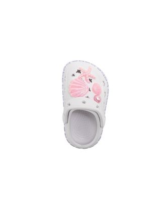 Little Girls Lightweight EVA Clogs - Slip - On Comfy Shoes with Sea Life Charms
