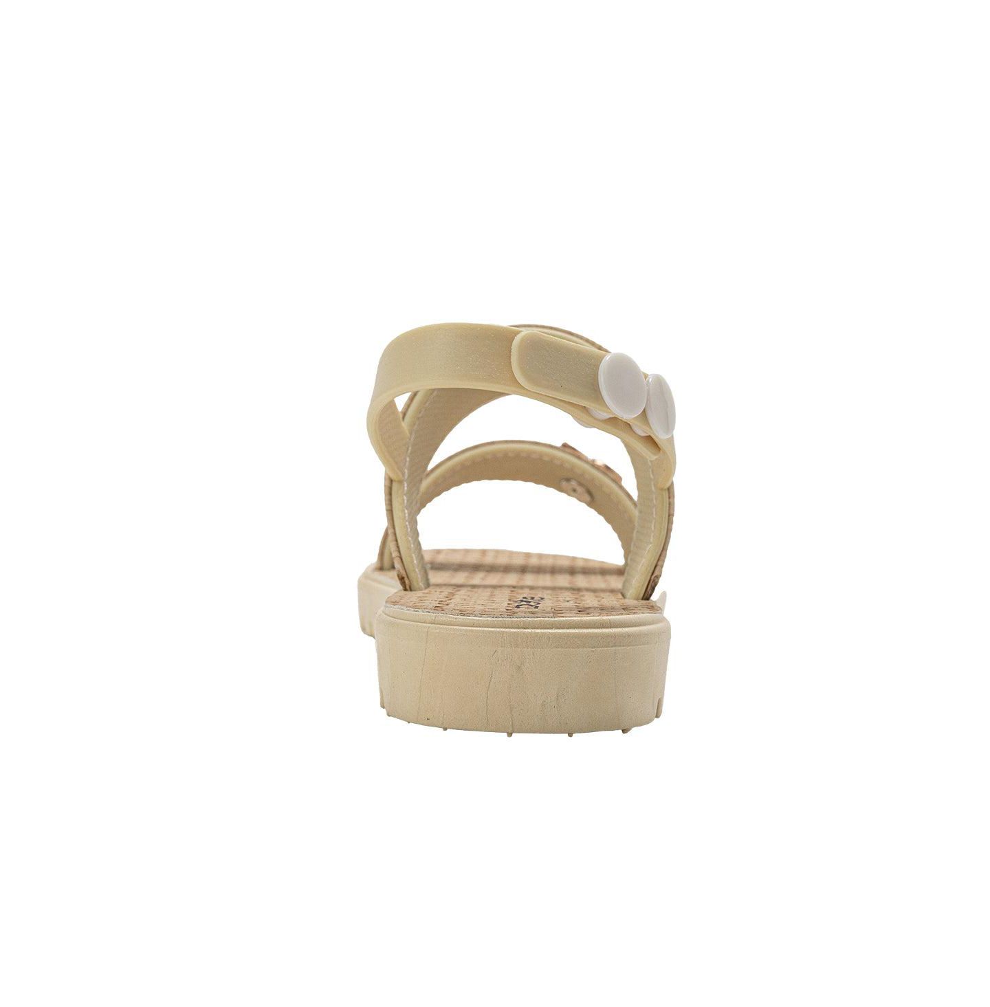 Сандалии Bebe PCU Sandal with Embossed Woven and Fruit Charm для девочек, цвет: Рыжевато-коричневый — фото 3