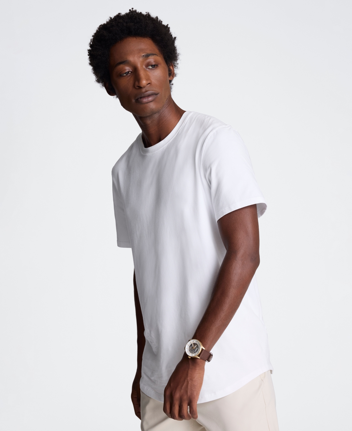 Kenneth Cole Men's Performance Crewneck T-Shirt