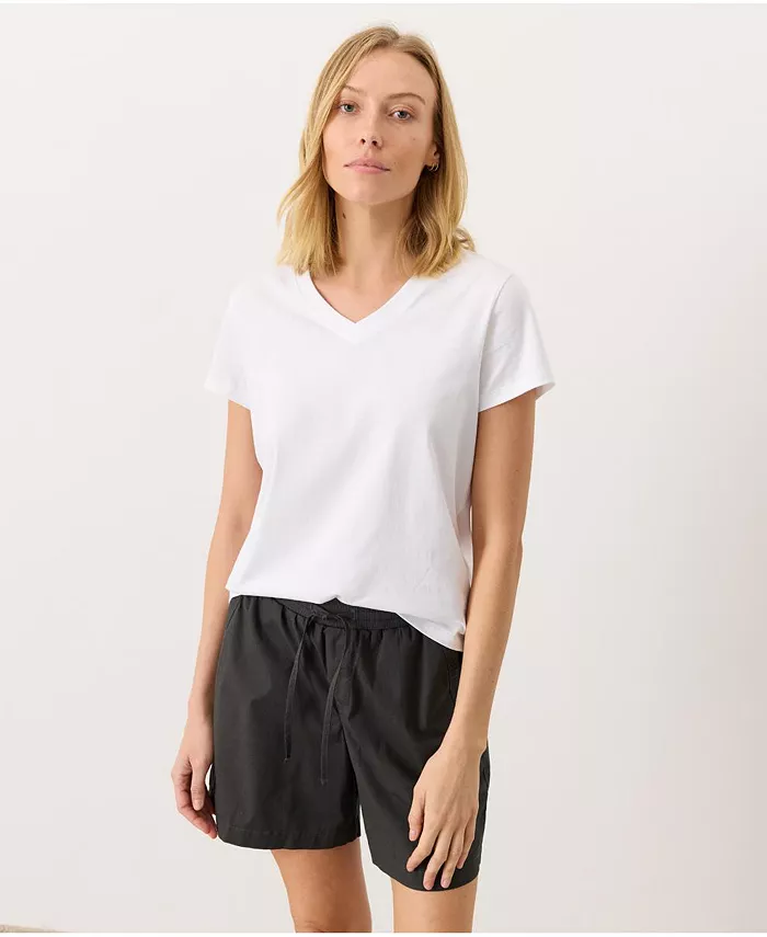 Women's Organic Cotton Softspun Essential V-Neck Tee - thumbnail 6