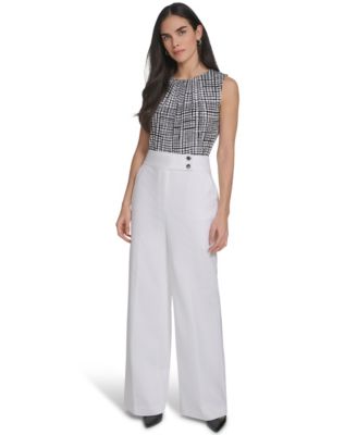 Women's Mid-Rise Wide-Leg Pants