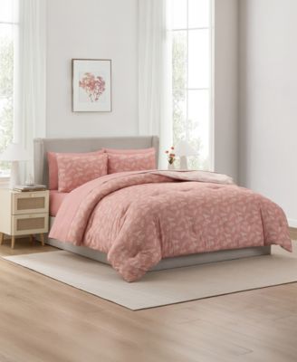 Luxury Soft Botanical Design 7-Pc. Comforter Set, Full