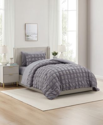 Luxury Soft Seersucker Design 5-Pc. Comforter Set, Twin/Twin XL