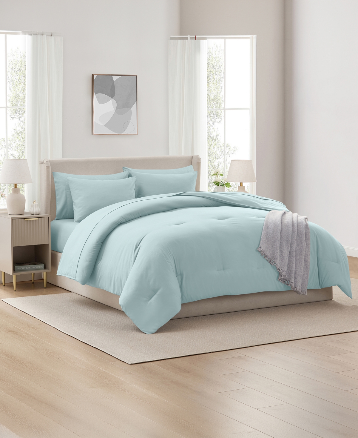 Nestl Luxury Soft Modern Design -Pc. Comforter Set