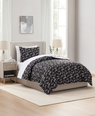 Luxury Soft Botanical Design 5-Pc. Comforter Set, Twin XL