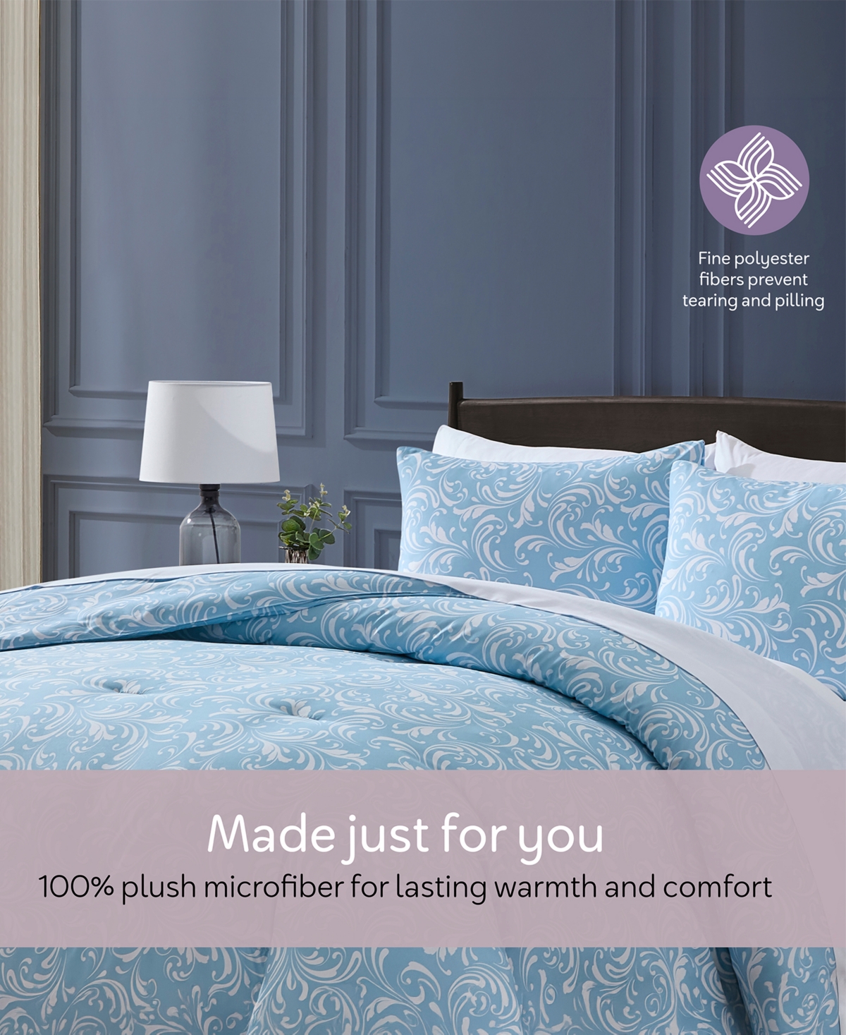 Nestl Luxury Soft Biomorphic Design -Pc. Comforter Set