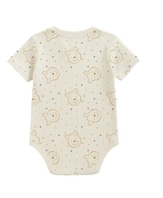 Baby Boys' or Baby Girls' Winnie the Pooh Short-Sleeve Bodysuit, 3-Pack