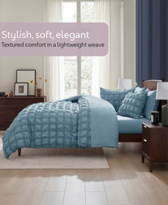Luxury Soft Seersucker Design 5-Pc. Comforter Set, Twin/Twin XL