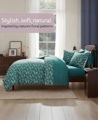 Luxury Soft Botanical Design 7-Pc. Comforter Set, King