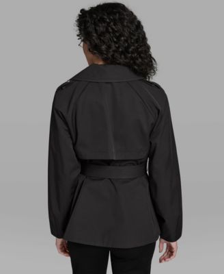 Women's Short Flared Trench Coat