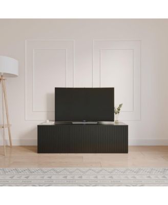 Trelisse 60 inch TV Stand with 3 doors