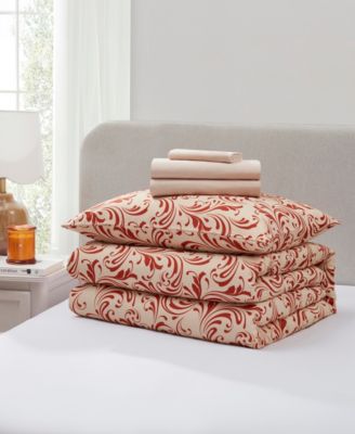 Luxury Soft Biomorphic Design 5-Pc. Comforter Set, Twin XL