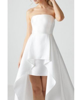 Women's Bandeau Mini Wedding Dress