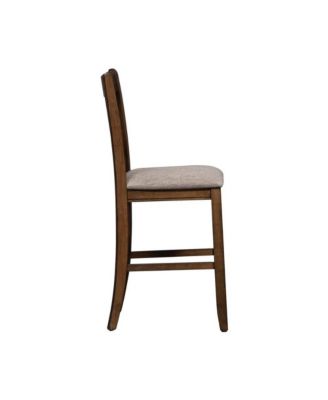 Santa Rosa 24 Inch Lattice Back Counter Chair