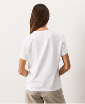Women's Organic Cotton Slub Crewneck Tee
