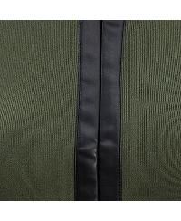 Women's Pu Trim Woven Sleeved Pleated Dress