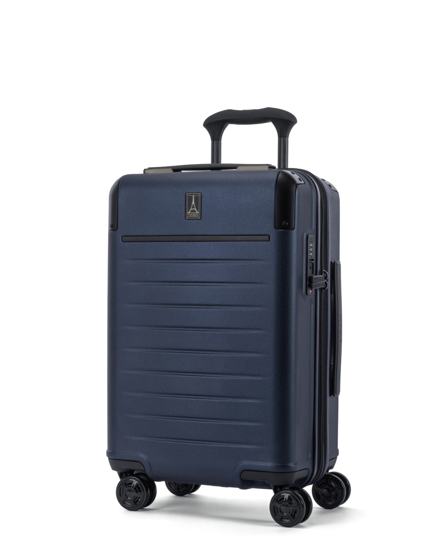 Чемодан Travelpro Platinum Elite Hardside Carry-On Spinner, цвет: Тёмно-синий — фото 2