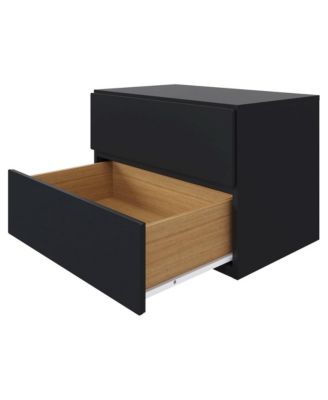 Nightstand With 1-Drawer And Folding Door.