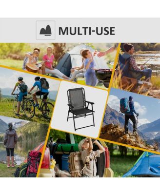 Folding Suspension Chair for Patio & Camping