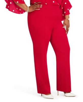 Women's Seamed Slash Pocket Trousers Pants