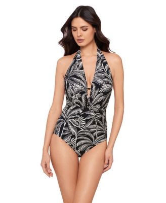 Women's Hearts of Palm Print Joelle One-Piece Swimsuit