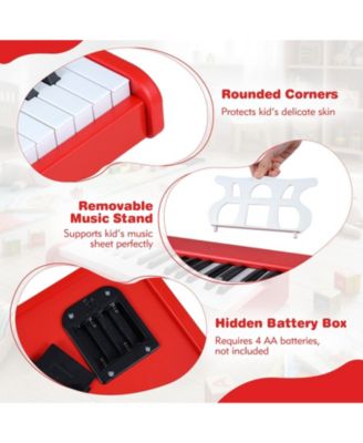 30-Key Kids Digital Piano with Music Stand, Ideal for 3+ Years Old Beginners