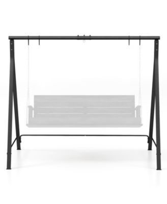 Patio Metal Swing Stand with A-Frame Structure