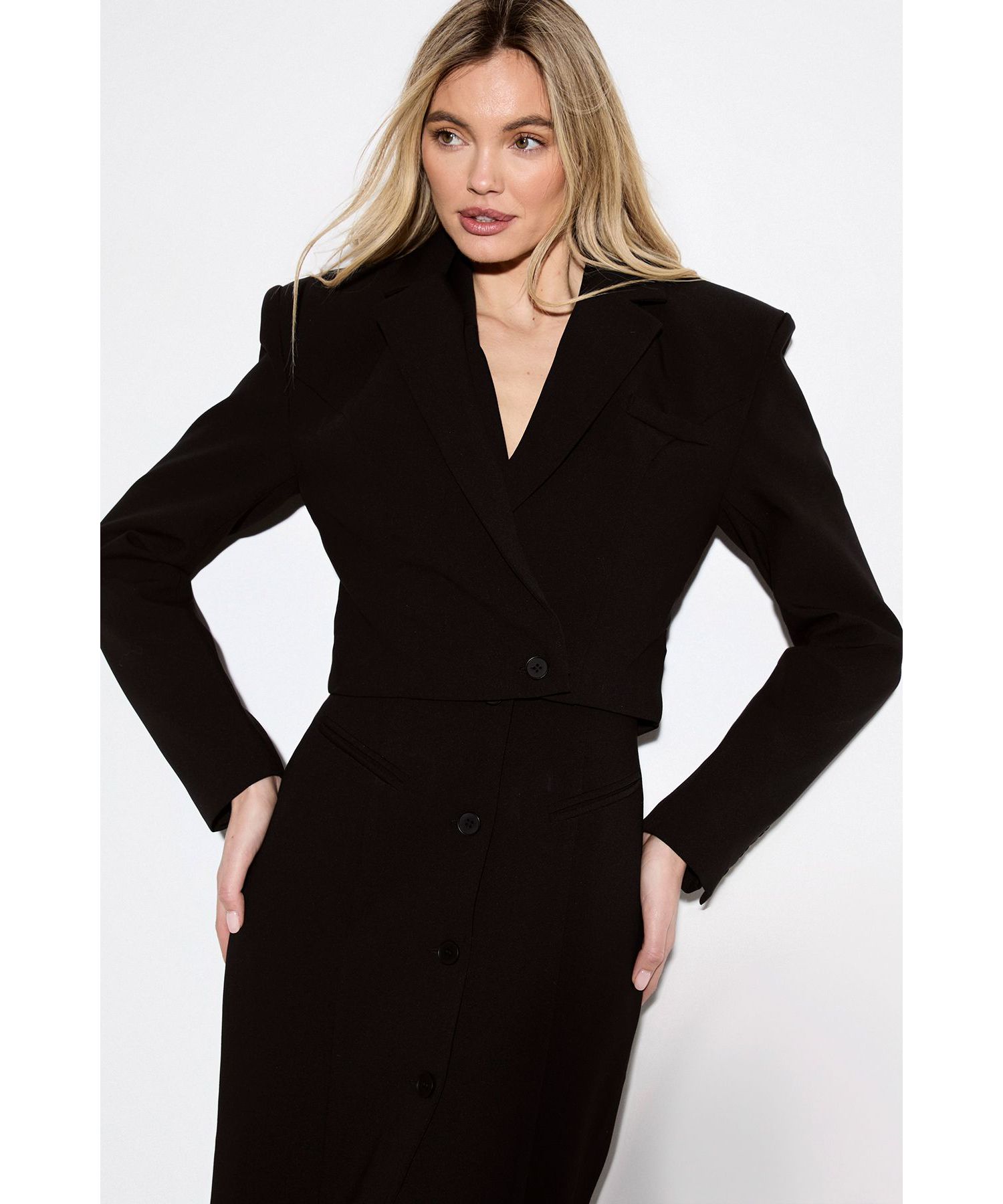 Women's Premium Pleat Back Blazer