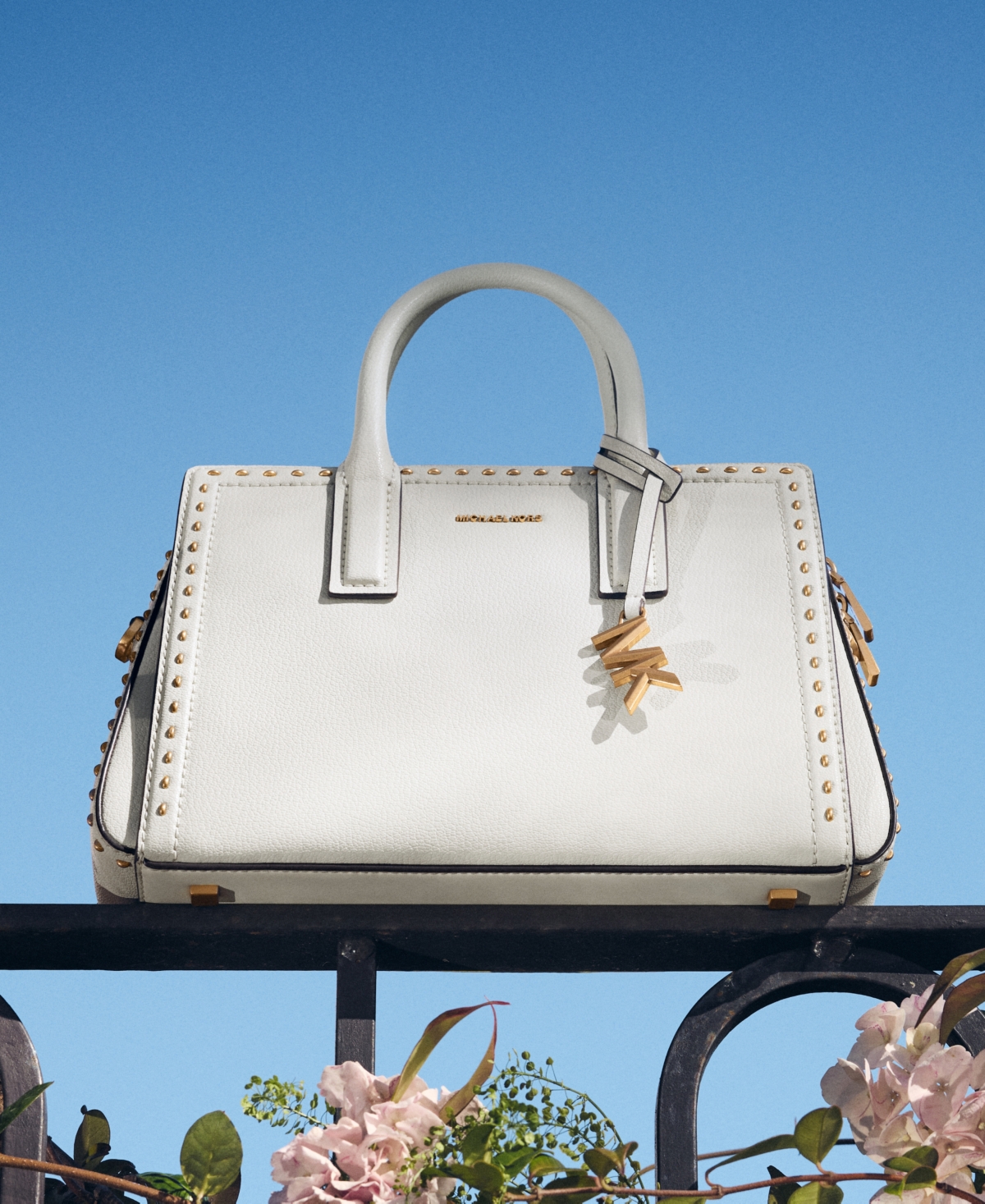 Michael Kors Laila Center Zip Small Satchel Bag