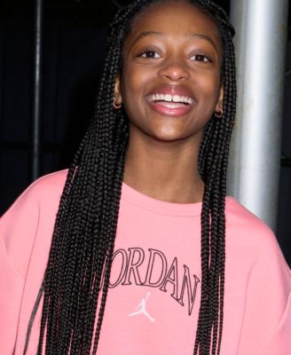 Girls' 7-16 Flower of Friendship Bubble Hem T-Shirt