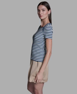 Women's Short-Sleeve Stripe T-Shirt