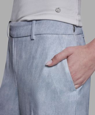 Women's Printed Straight-Leg Pants