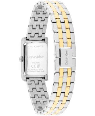 Women's CK Light Two Tone Stainless Steel Bracelet Watch, 16mm