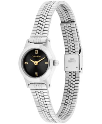Women's CK Contemporary Silver Tone Stainless Steel Bracelet Watch, 18mm