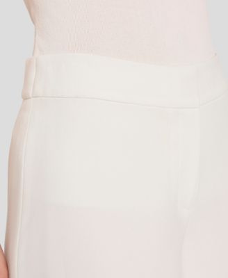 Petite Wide-Leg Mid-Rise Pants