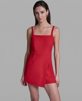 Women's Sleeveless Mini Romper Dress