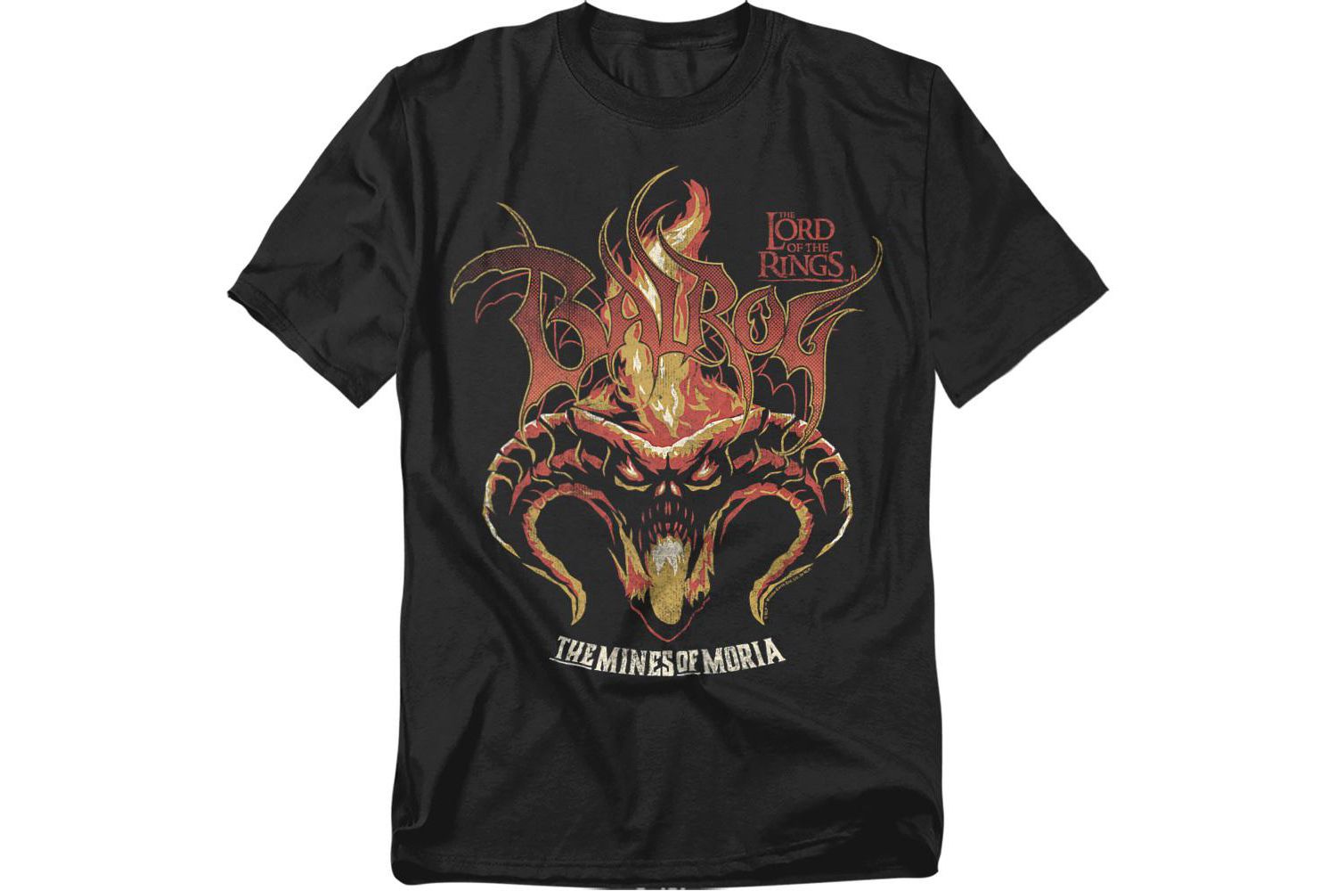 Men's Moria Balrog Flames T-Shirt