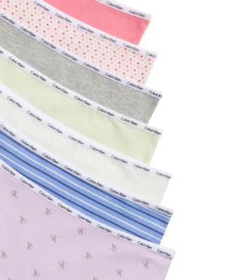 Girls' 6-16 Logo Waistband Hipster Briefs, 7-Pack