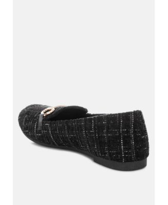 Women's Drairi Horsebit Detail Tweed Loafers