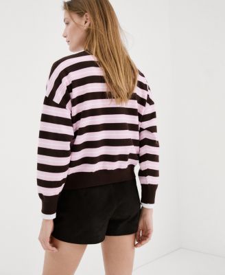 Women's Knit Striped Sweater