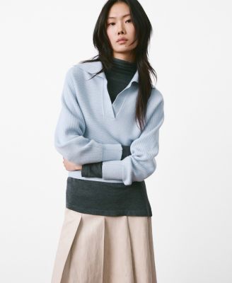 Women's V-Neck Knit Sweater