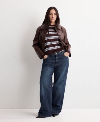 Women's Fine Knit Striped Sweater