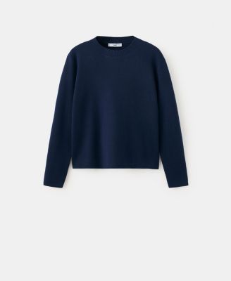 Women's Round-Neck Knitted Sweater