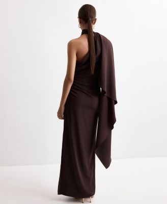 Women's Asymmetrical Scarf Dress